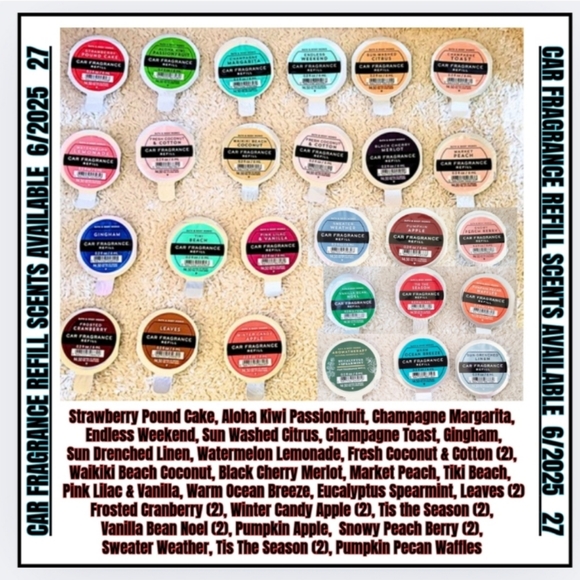 🔥CAR VENT AIR FRESHNER w/1 Scent ‼️You Choose‼️ - Picture 4 of 5